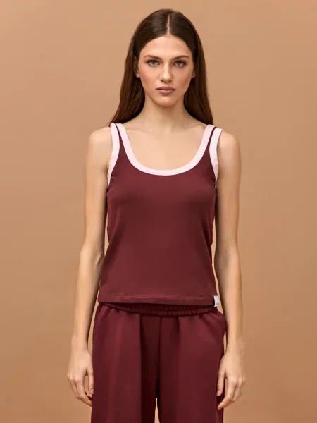 Майка Leinle коричневий