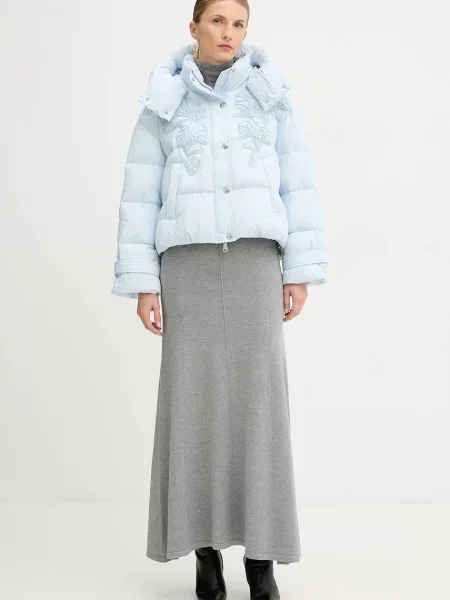 Ermanno Firenze kurtka puchowa zimowa niebieski