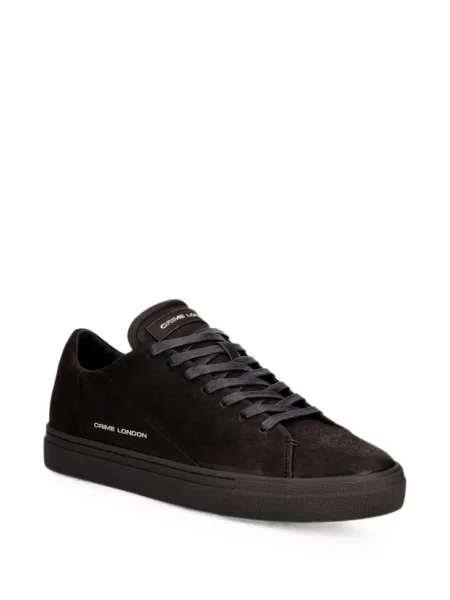 Sneakers Crime London σουέντ με σχέδιο καφέ