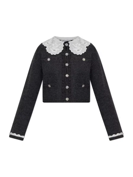 Kardigan Self-portrait szary