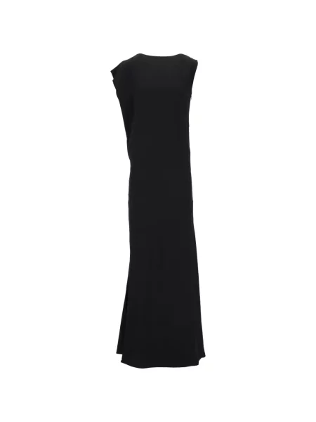Rochie Jacquemus fără mâneci asimetrică negru
