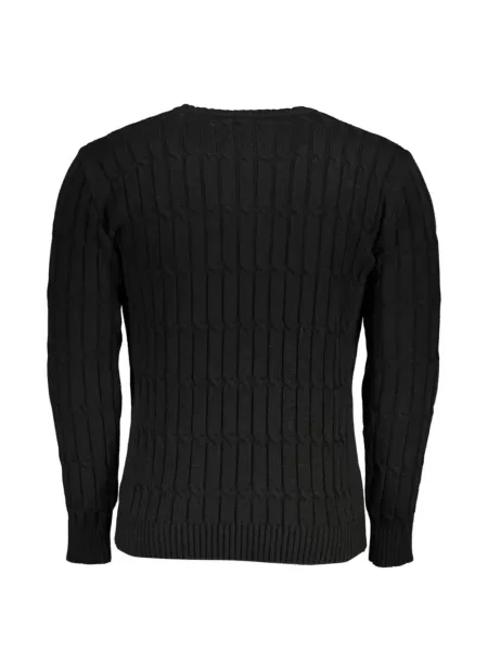 Pulover U.s. Grand cu decolteu rotund negru