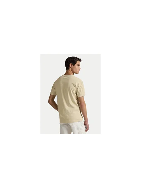 Polo Ralph Lauren Póló Custom Slim Fit bézs