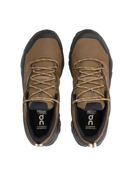 Sneakers On M Cloudrock Low WP Earth/ Black EUR brązowe