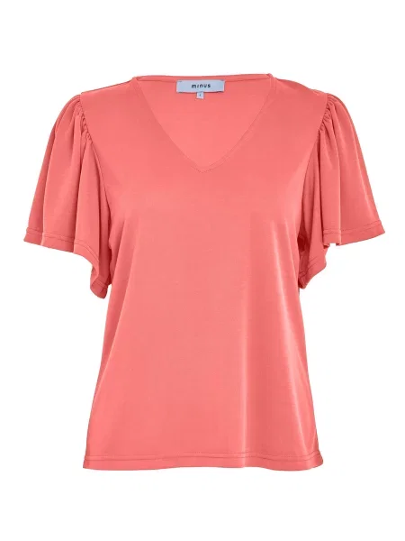 Minus Tricou Rianne deschis roșu
