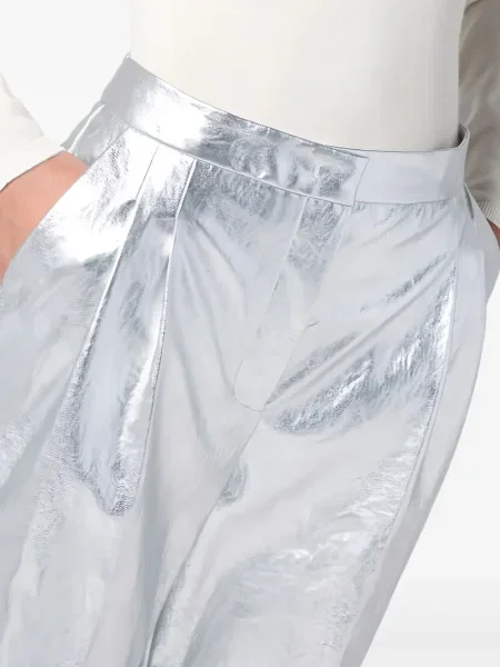 Pantaloni The Garment argintiu
