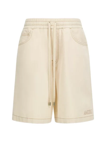 Pantaloni scurți din denim Amiri cu cordon