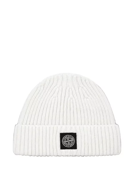 Czapka dziecięca Stone Island biała