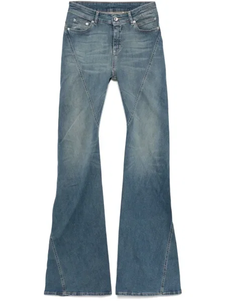 Blugi evazați Rick Owens Drkshdw albastru