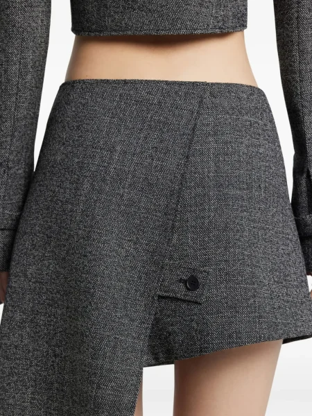 Fusta mini Courreges gri