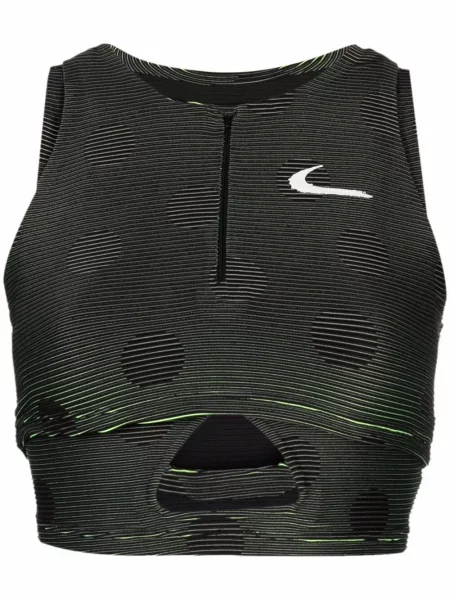 Puntíkatý top Nike X Off-white s potiskem bílý