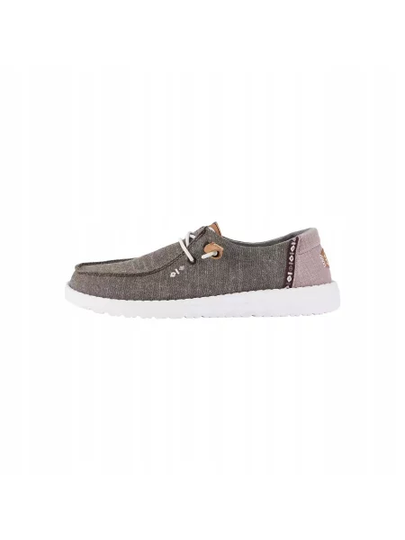 HeyDude Mokasyny Wendy Chambray Boho czarne