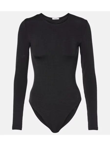 Body Wolford din jerseu negru