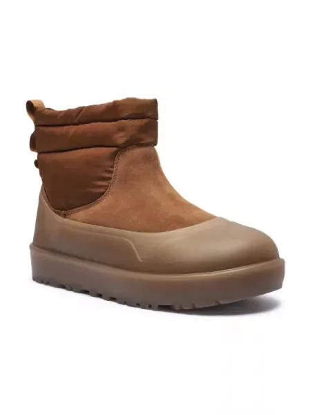 UGG Bőr hótaposó CLASSIC MINI MOD barna