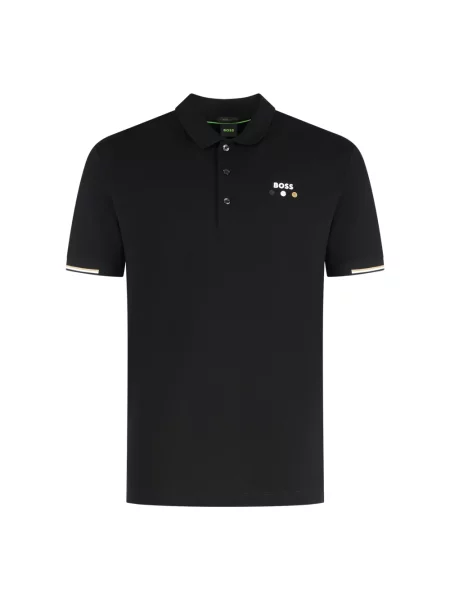 Koszulka polo Hugo Boss czarna