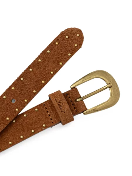 Blugi cu picior larg Levi's® din piele cu cordon cu talie înaltă albastru
