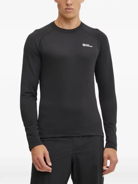 Lenjerie de corp termoactivă Jack Wolfskin cu imagine negru