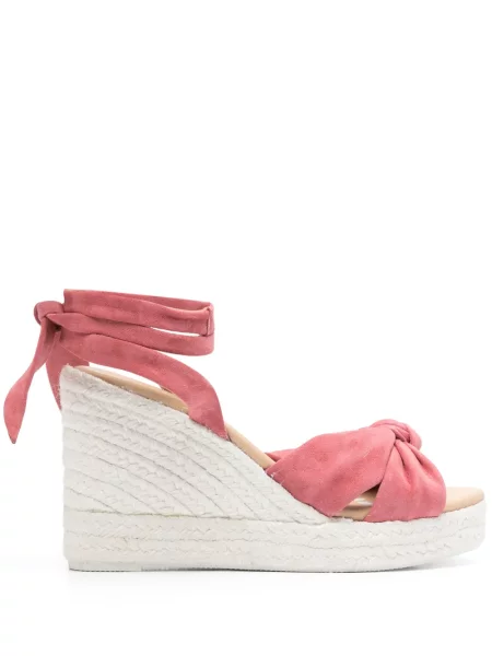Espadrile Manebi din piele de căprioară