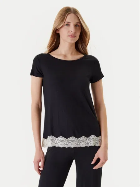 United Colors Of Benetton Cămașă pijama negru