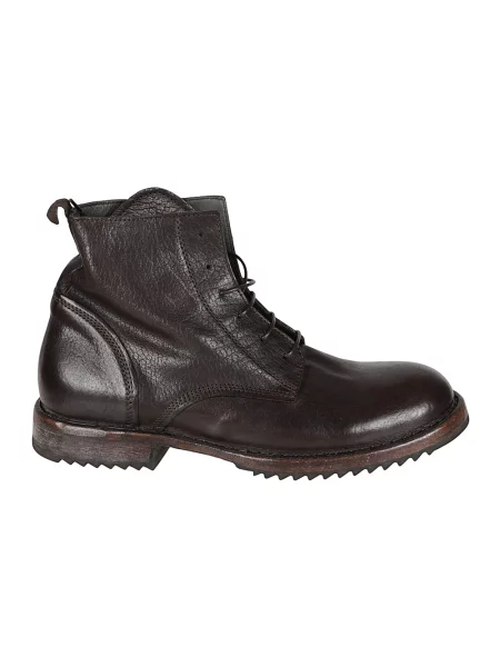 Buty do kostki Moma skórzane brązowe