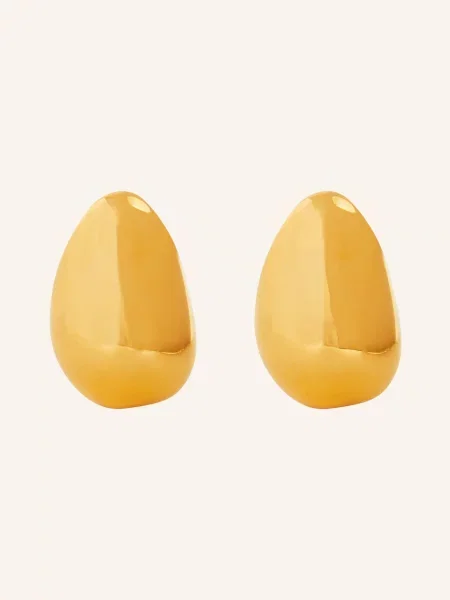 Zimmermann Náušnice Pebble zlatá