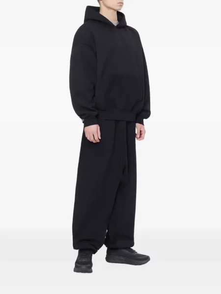 Pantaloni Essentials cu imagine alergare negru