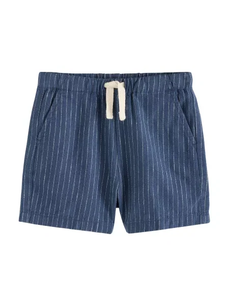 Next Pantaloni bleumarin alb