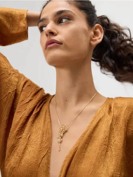 Ожерелье Reserved золотое