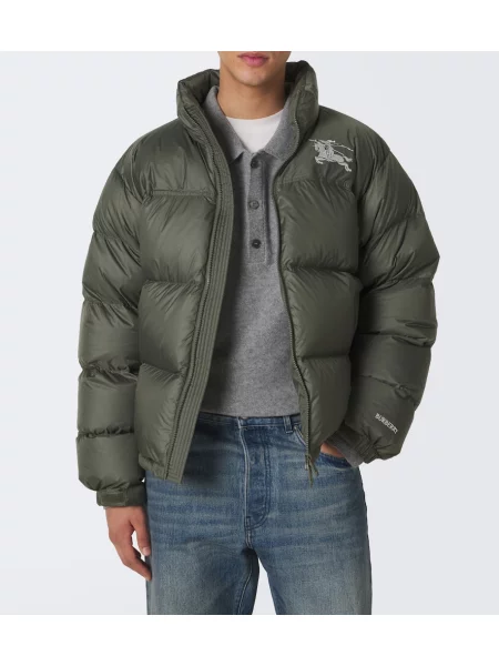 Páperová bunda Burberry zelená