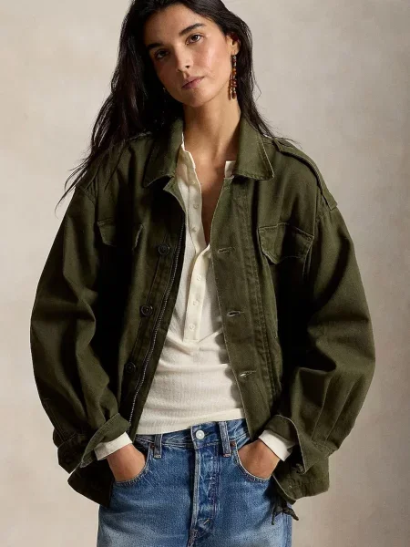 Polo Ralph Lauren přechodová bunda zelená