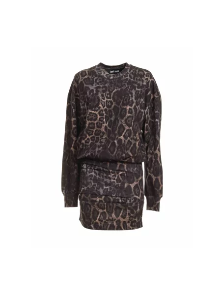 Sukienka Roberto Cavalli brązowa