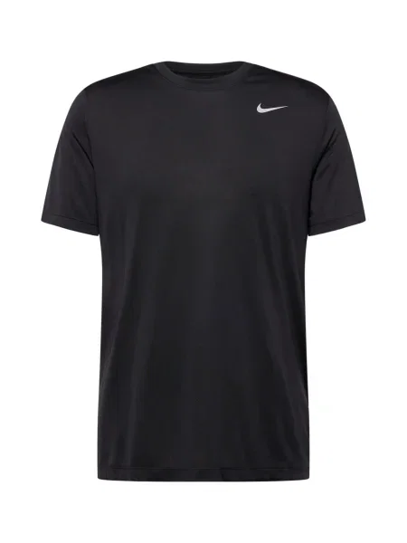 NIKE Tricou funcțional negru / murdar alb
