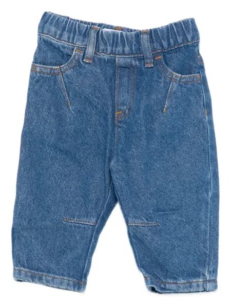 Spodnie dziecięce Emporio Armani niebieskie