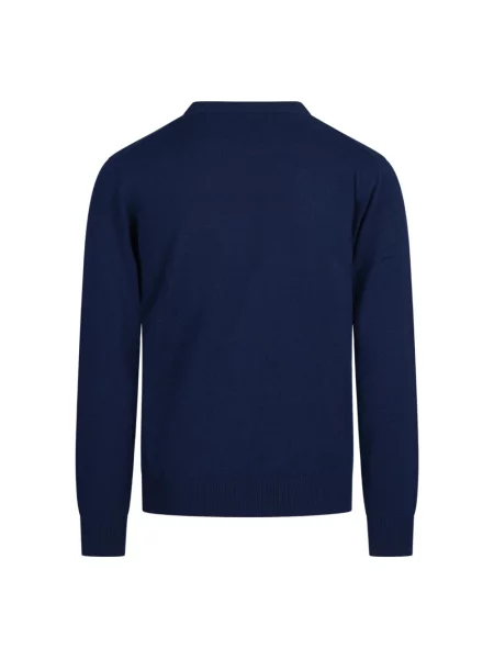 Sweter Mc2 Saint Barth wełniany niebieski