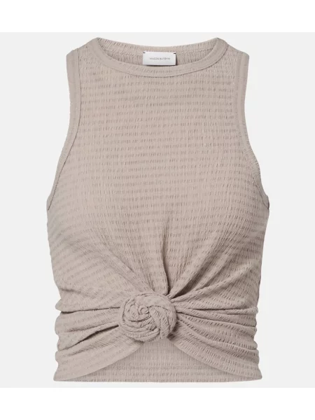 Top Magda Butrym cu dungi bej