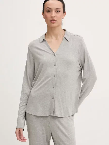 Calvin Klein Underwear dvoudílné pyžamo šedé
