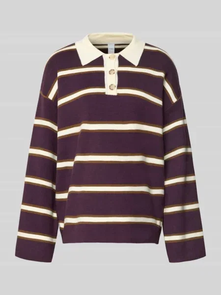 Sweter z dzianiny o kroju relaxed fit z mieszanka model ISABELL' Y.a.s