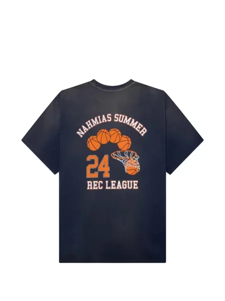 Tricou Nahmias cu imagine albastru