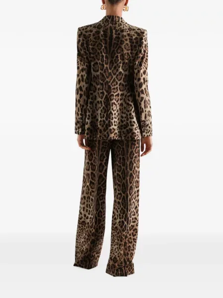 Pantaloni Dolce & Gabbana de lână cu imagine