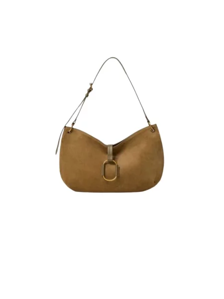 Twinset torebka hobo zamszowa zielona