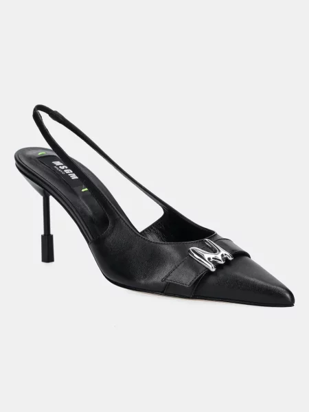 Pantofi cu toc Msgm din piele negru