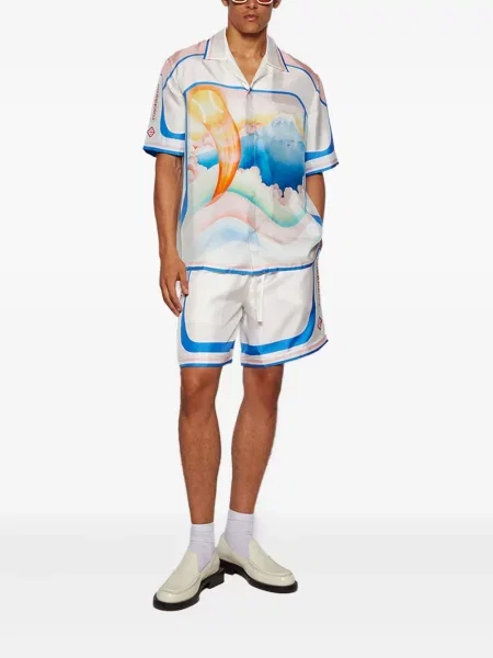 Pantaloni scurți Casablanca alb