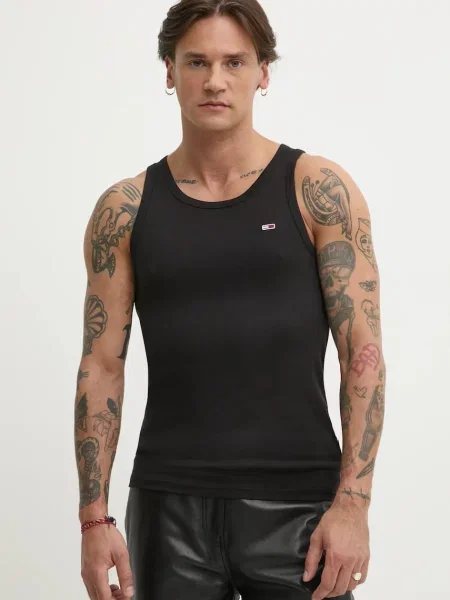 Tommy Jeans tricou din barbati negru