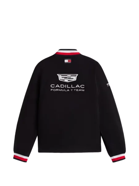Geacă bomber Tommy Hilfiger cu broderie negru