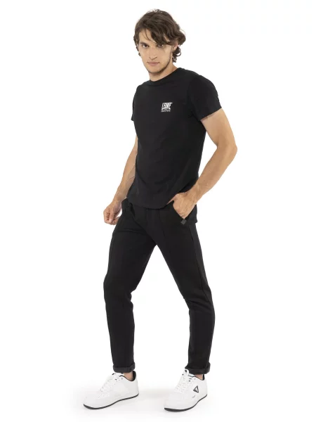 Bluza z z sznurek regulacyjny na co dzień czarna