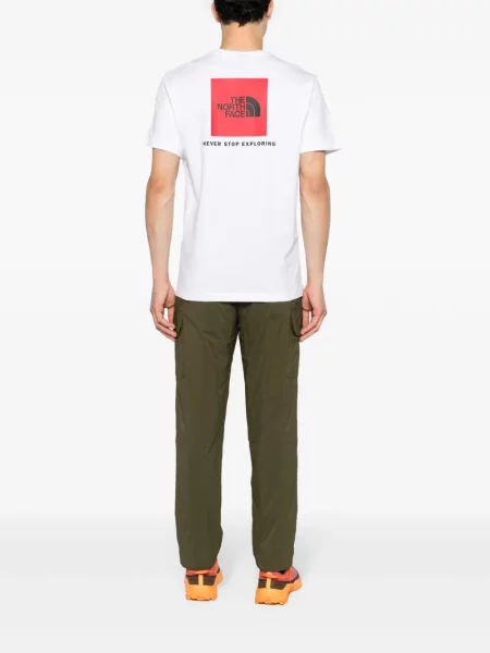 Raštuotas marškinėliai The North Face balta