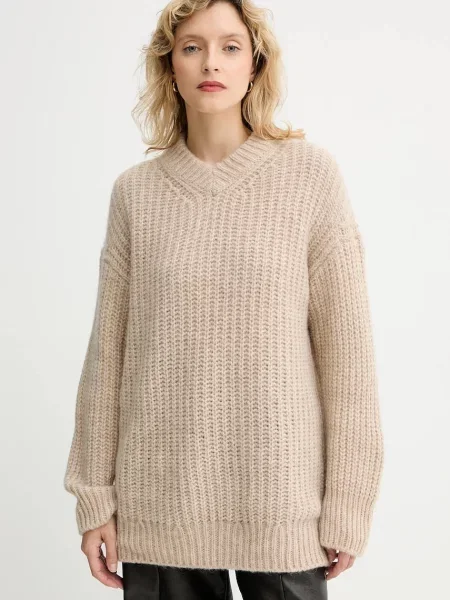 Filippa K pulover din amestec de lână călduros maro