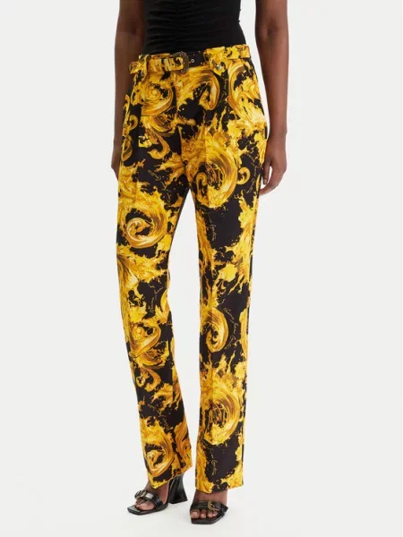 Versace Jeans Couture Spodnie materiałowe czarny