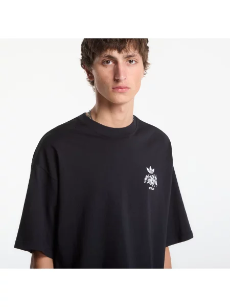 Tricou adidas Berlin GFX Tee Core Black L negru