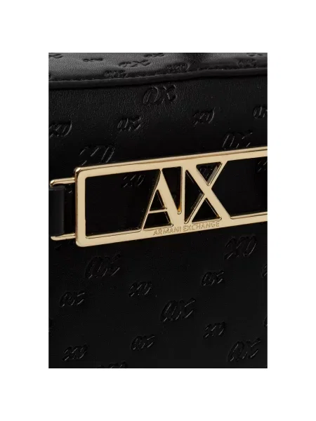 Rucsac Armani Exchange din piele negru